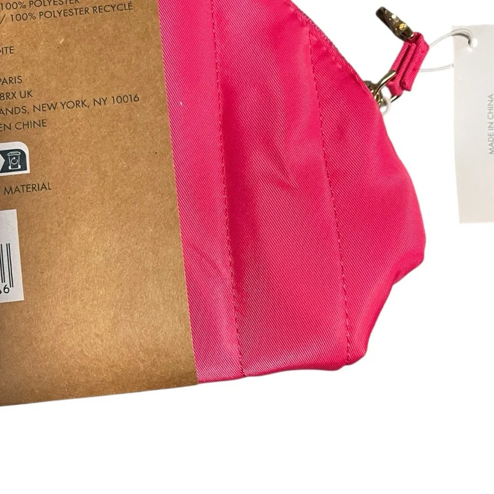 Kate Spade Fragrances Women’s Pink Quilted Puff Cosmetic Pouch - Gold Zipper